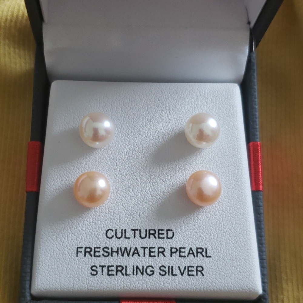 Sterling Silver Cultured Freshwater Pearls